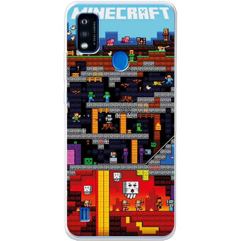 Чехол BoxFace ZTE Blade A51 Minecraft Lode Runner