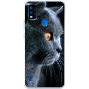 Чехол BoxFace ZTE Blade A51 English cat