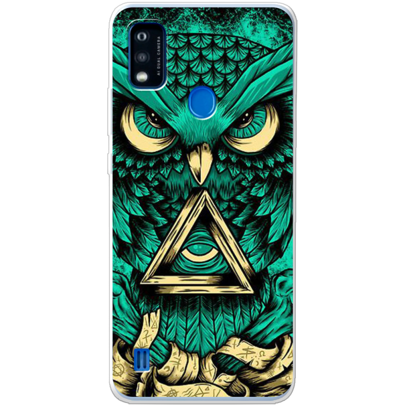 Чехол BoxFace ZTE Blade A51 Masonic Owl