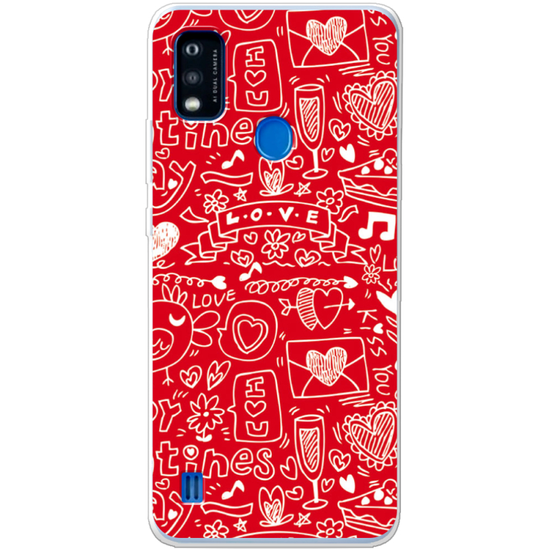 Чехол BoxFace ZTE Blade A51 Happy Valentines