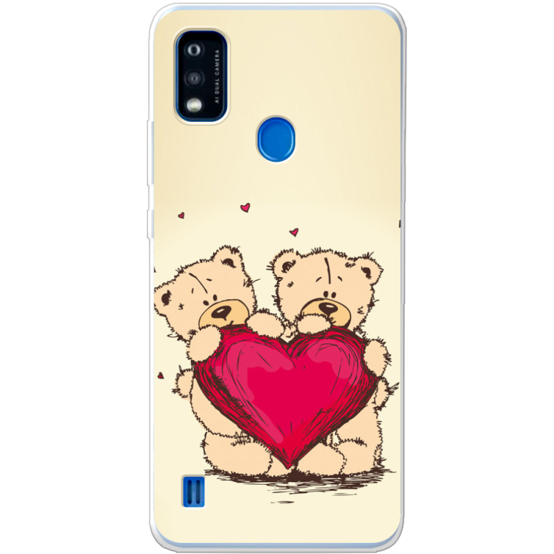 Чехол BoxFace ZTE Blade A51 Teddy Bear Love