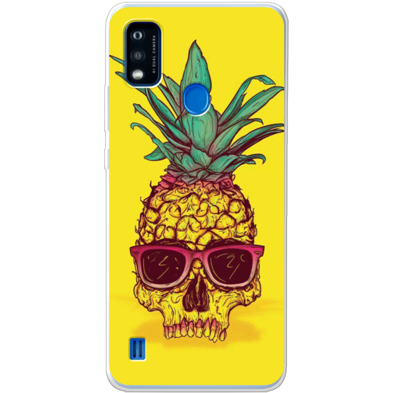 Чехол BoxFace ZTE Blade A51 Pineapple Skull