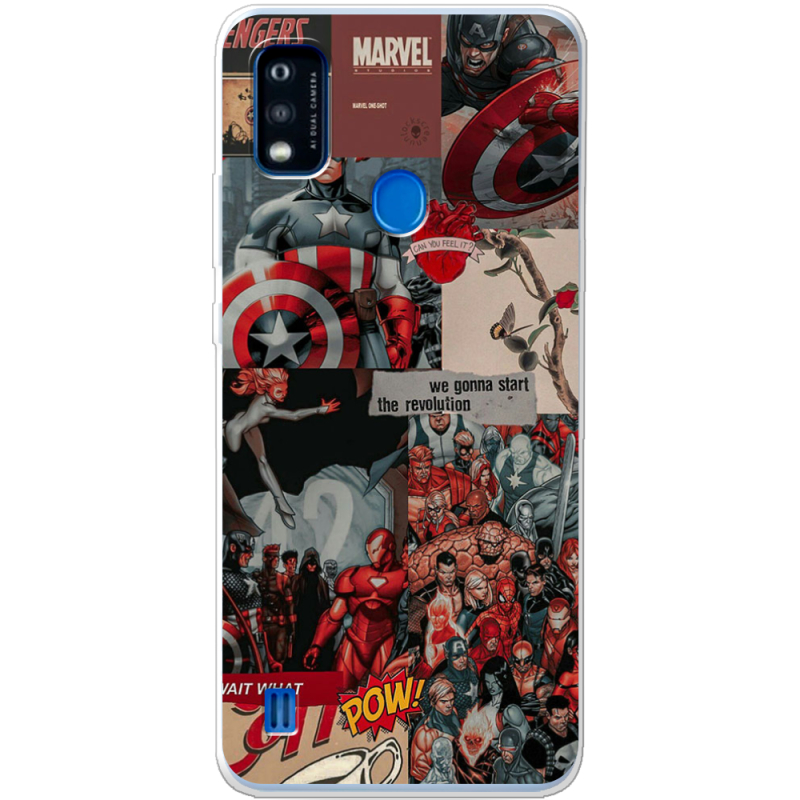 Чехол BoxFace ZTE Blade A51 Marvel Avengers