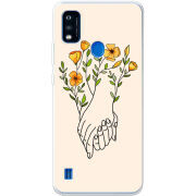 Чехол BoxFace ZTE Blade A51 Flower Hands