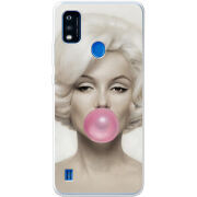 Чехол BoxFace ZTE Blade A51 Marilyn Monroe Bubble Gum