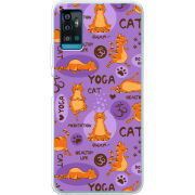 Чехол BoxFace ZTE Blade A71 Yoga Cat