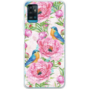 Чехол BoxFace ZTE Blade A71 Birds and Flowers