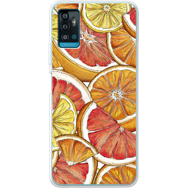Чехол BoxFace ZTE Blade A71 Citrus Pattern
