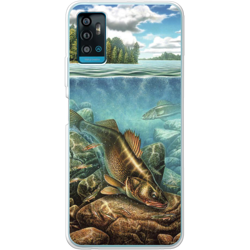 Чехол BoxFace ZTE Blade A71 Freshwater Lakes