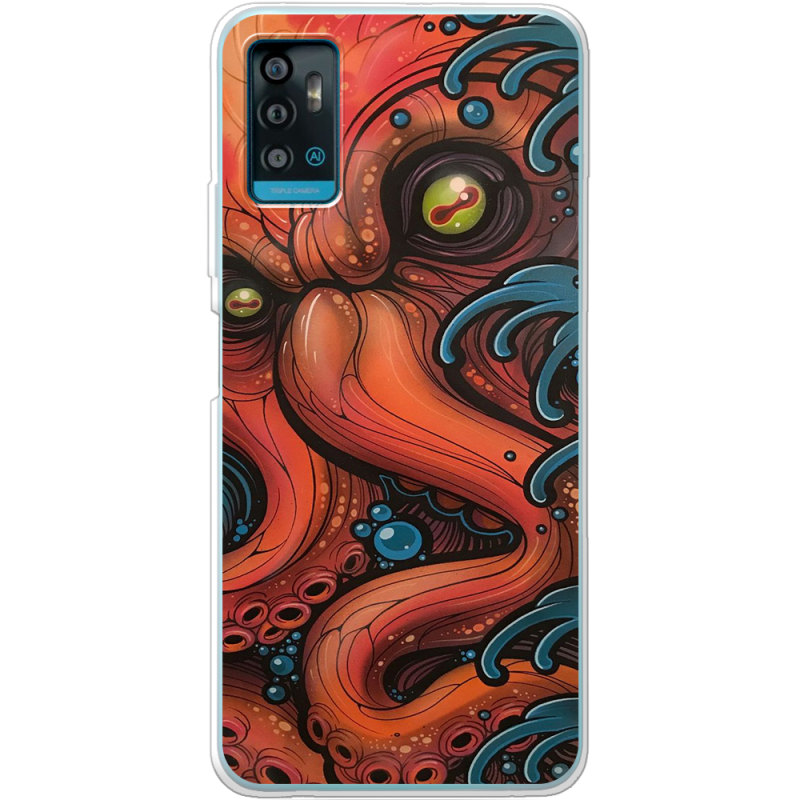 Чехол BoxFace ZTE Blade A71 Octopus