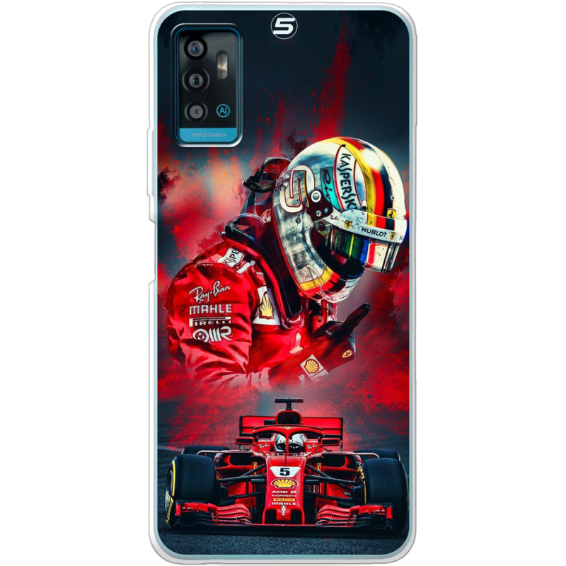 Чехол BoxFace ZTE Blade A71 Racing Car