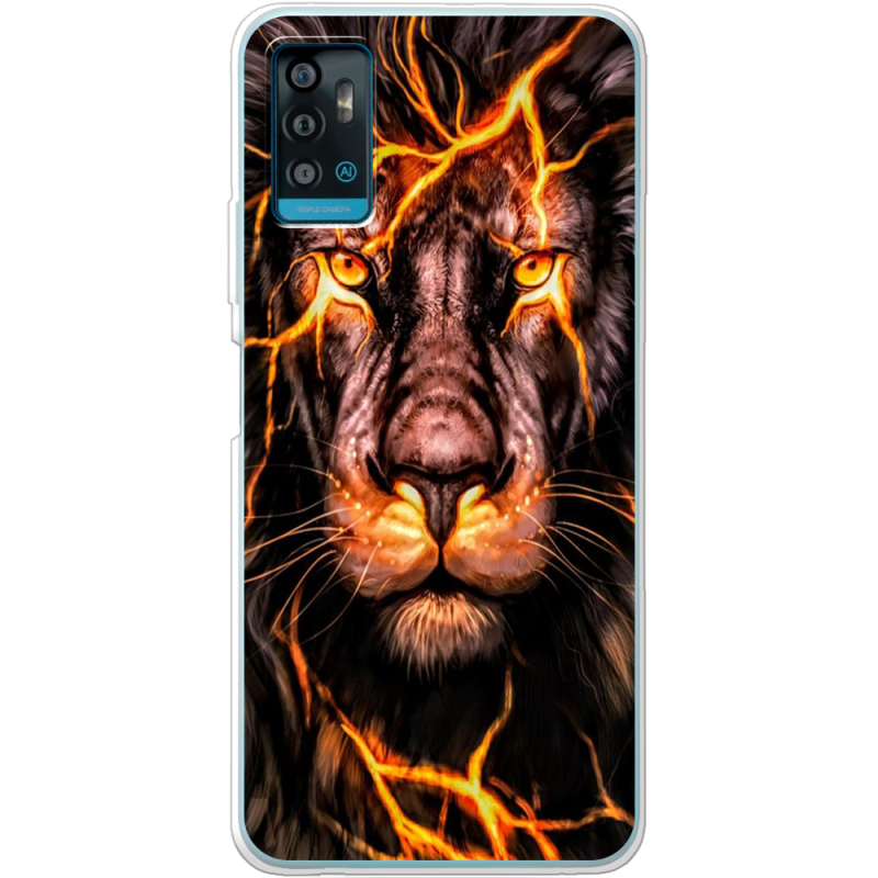 Чехол BoxFace ZTE Blade A71 Fire Lion