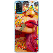 Чехол BoxFace ZTE Blade A71 Yellow Girl Pop Art