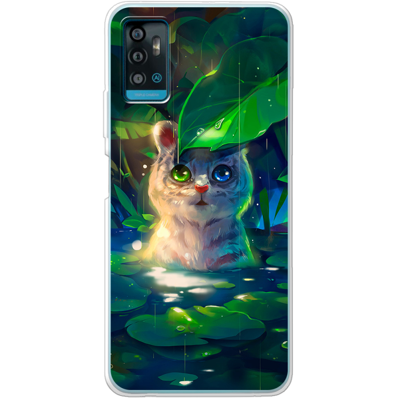 Чехол BoxFace ZTE Blade A71 White Tiger Cub