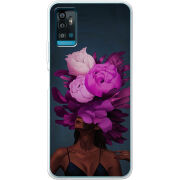 Чехол BoxFace ZTE Blade A71 Exquisite Purple Flowers