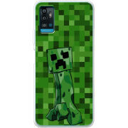 Чехол BoxFace ZTE Blade A71 Minecraft Creeper