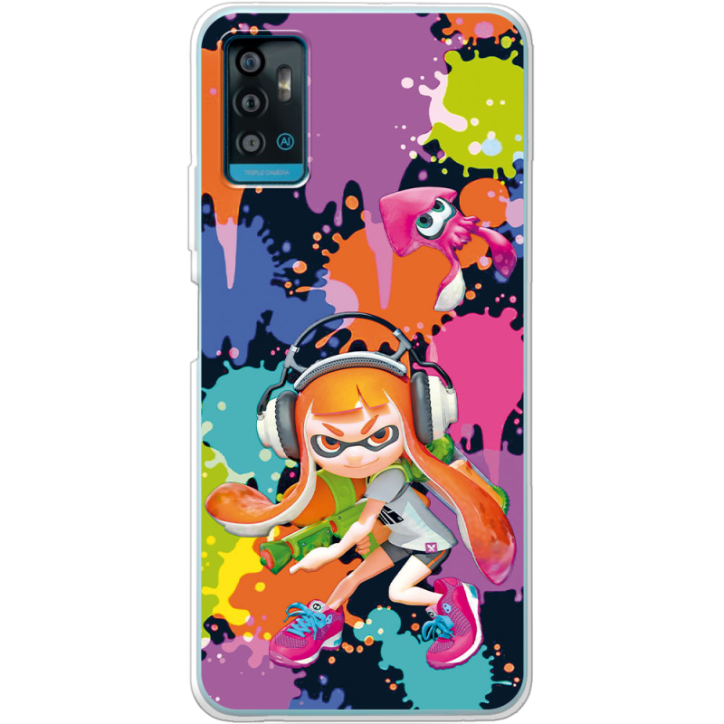 Чехол BoxFace ZTE Blade A71 Splatoon Inklings