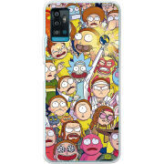 Чехол BoxFace ZTE Blade A71 Rick and Morty