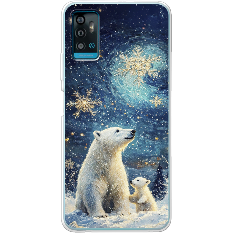 Чехол BoxFace ZTE Blade A71 Північні ведмеді