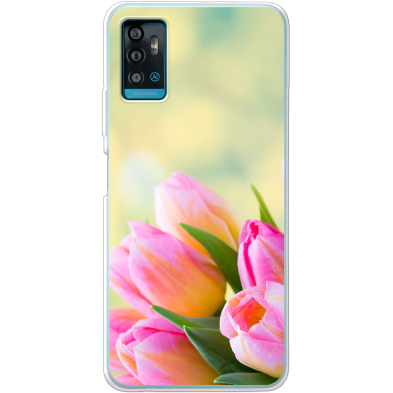 Чехол BoxFace ZTE Blade A71 Bouquet of Tulips