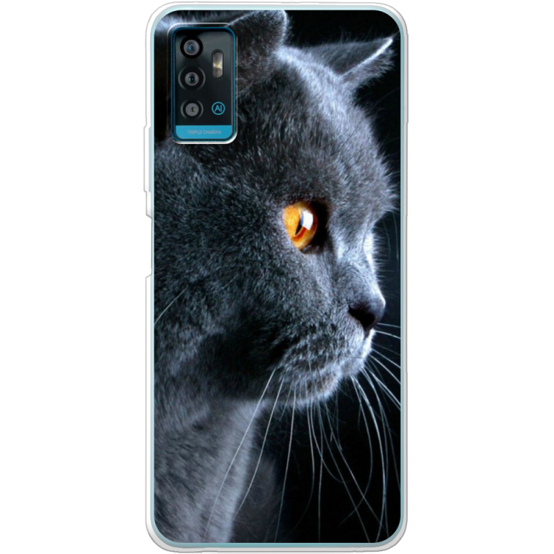 Чехол BoxFace ZTE Blade A71 English cat