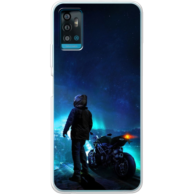 Чехол BoxFace ZTE Blade A71 Motorcyclist