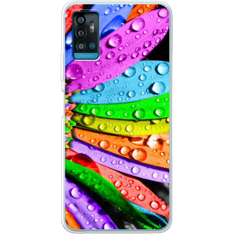 Чехол BoxFace ZTE Blade A71 Colored Chamomile