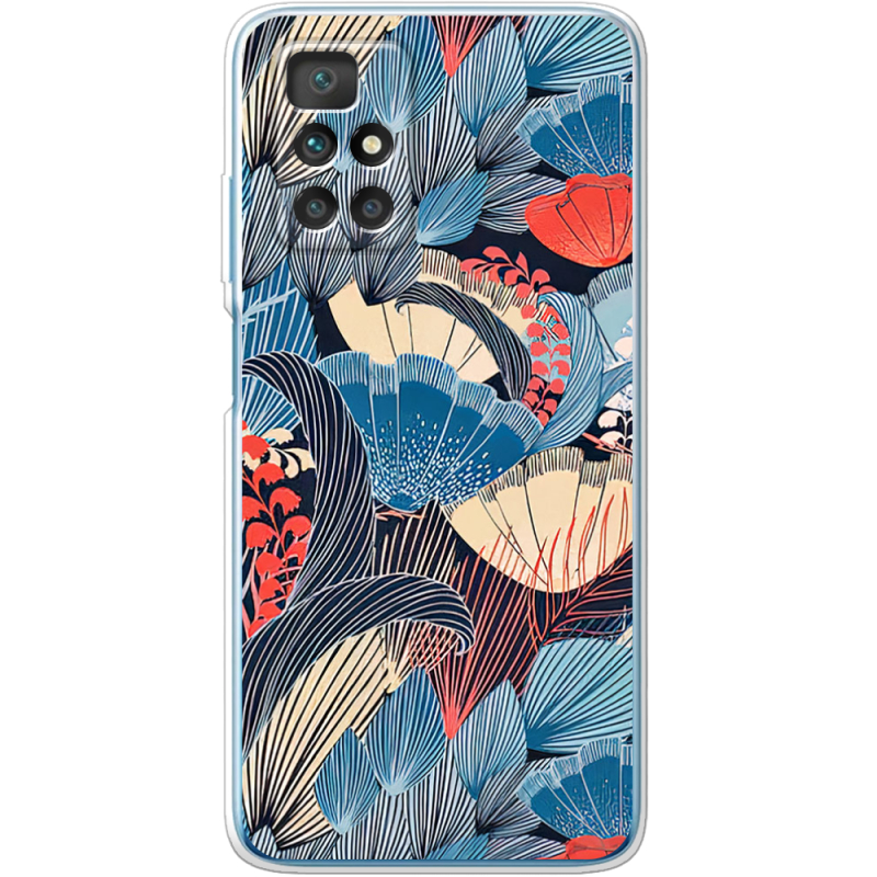 Чехол BoxFace Xiaomi Redmi 10 Blue Herb