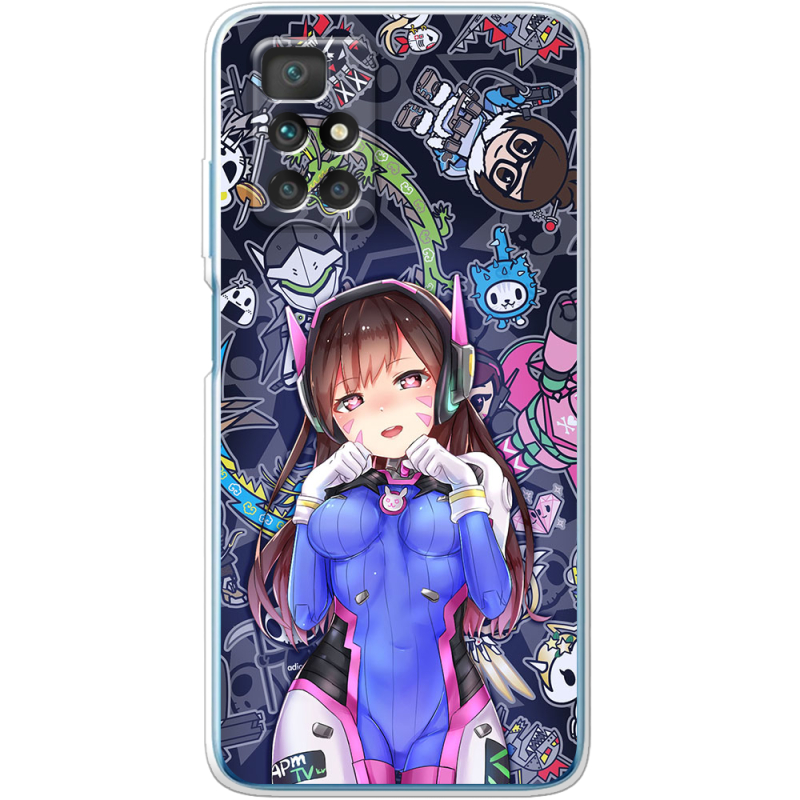 Чехол BoxFace Xiaomi Redmi 10 Overwatch D.VA
