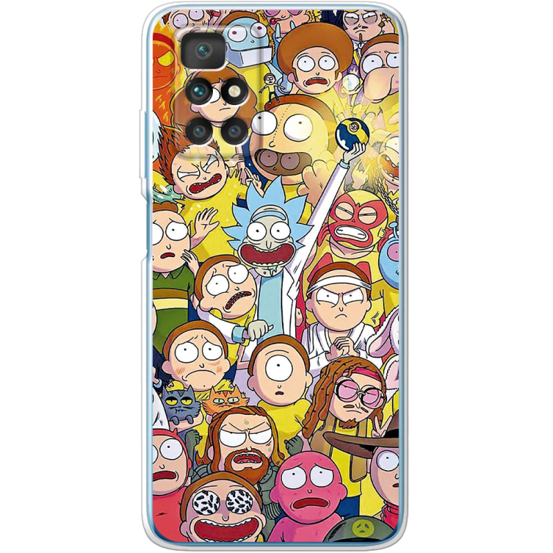 Чехол BoxFace Xiaomi Redmi 10 Rick and Morty