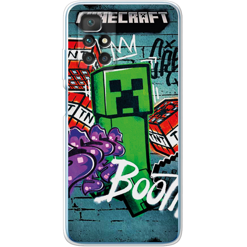 Чехол BoxFace Xiaomi Redmi 10 Minecraft Graffiti