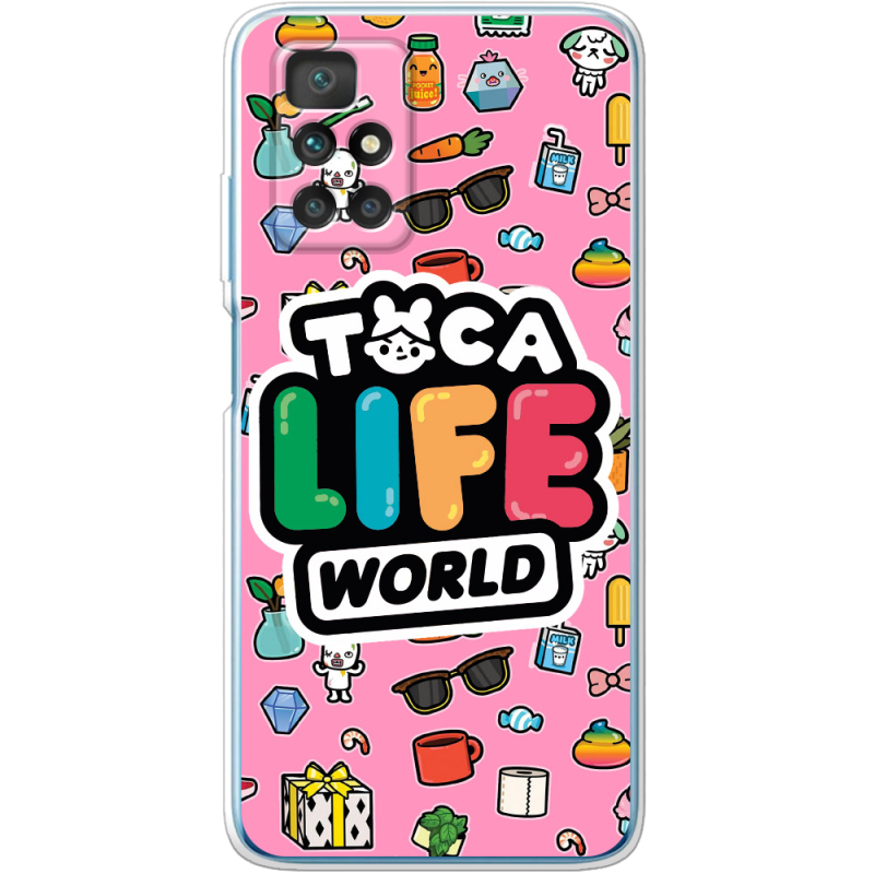 Чехол BoxFace Xiaomi Redmi 10 Toca Boca Life World