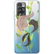 Прозрачный чехол BoxFace Xiaomi Redmi 10 Cute Mermaid