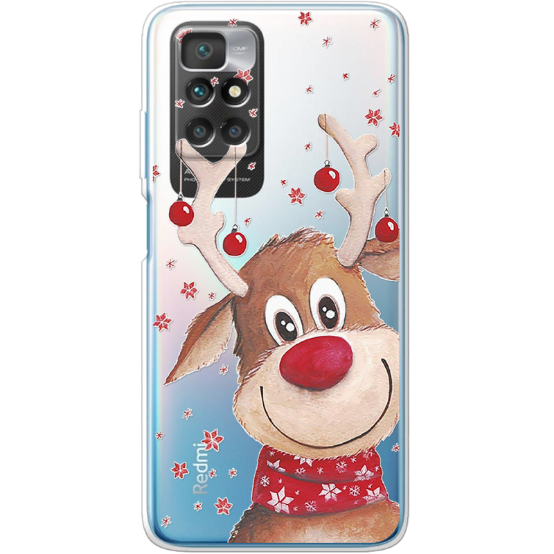 Прозрачный чехол BoxFace Xiaomi Redmi 10 Winter Deer