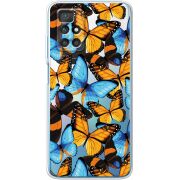 Прозрачный чехол BoxFace Xiaomi Redmi 10 Butterfly Morpho