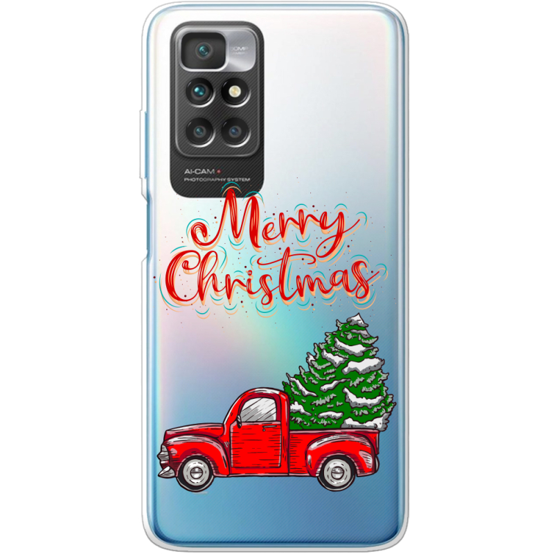 Прозрачный чехол BoxFace Xiaomi Redmi 10 Holiday Car