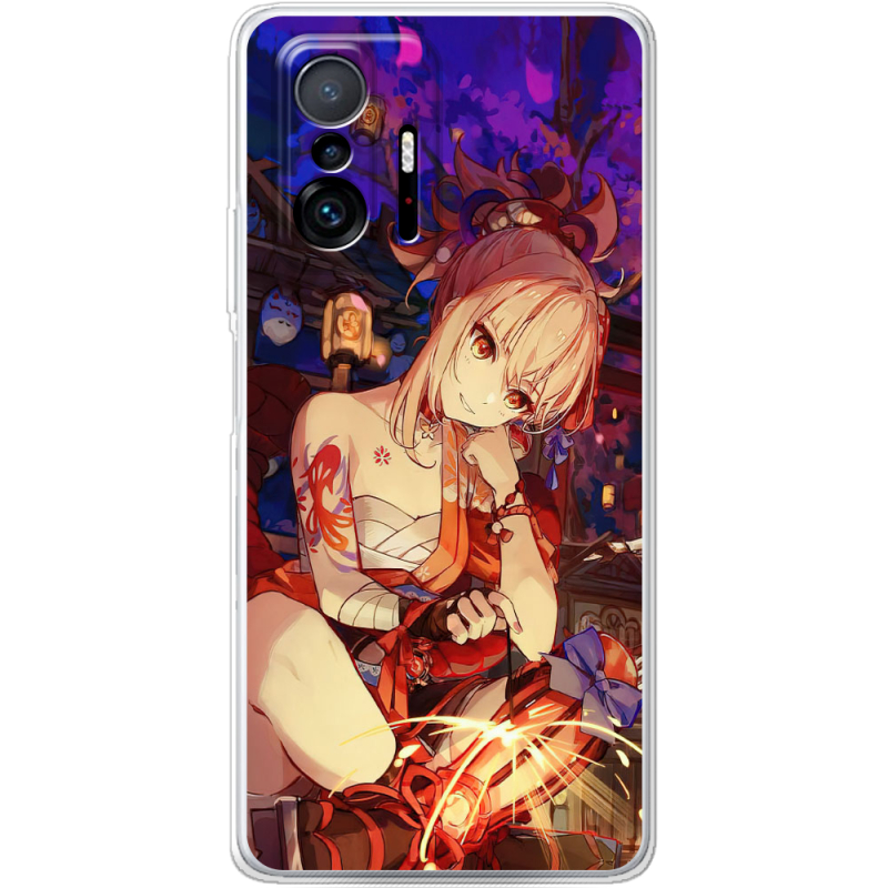 Чехол BoxFace Xiaomi 11T / 11T Pro Genshin Ёимия с огоньком