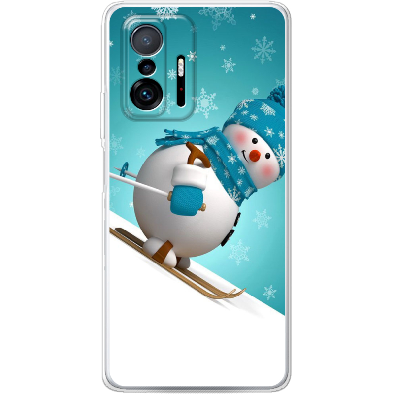 Чехол BoxFace Xiaomi 11T / 11T Pro Skier Snowman