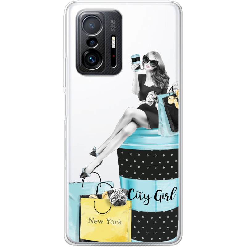 Прозрачный чехол BoxFace Xiaomi 11T / 11T Pro City Girl