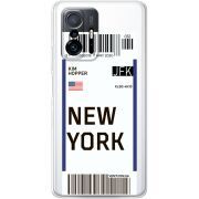 Прозрачный чехол BoxFace Xiaomi 11T / 11T Pro Ticket New York