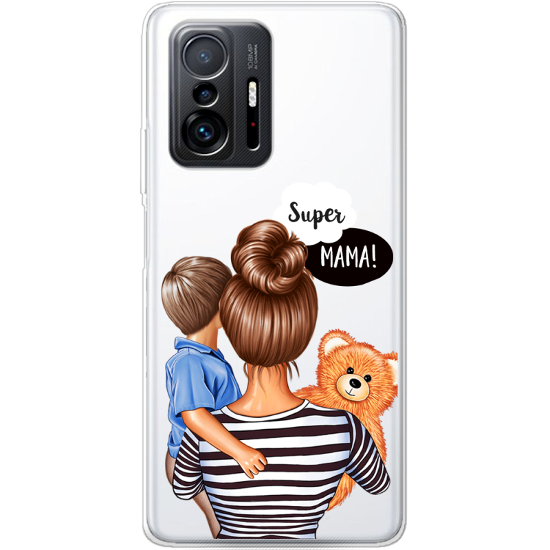 Прозрачный чехол BoxFace Xiaomi 11T / 11T Pro Super Mama and Son