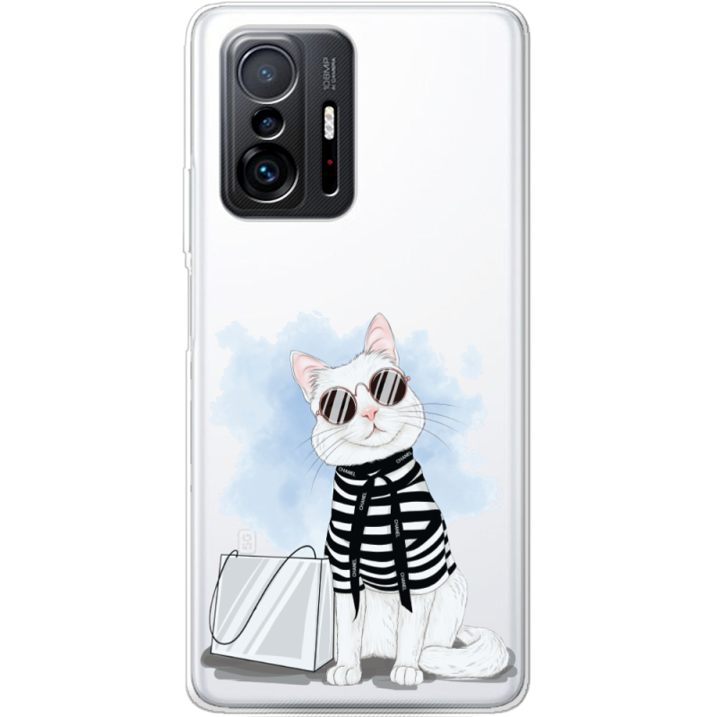 Прозрачный чехол BoxFace Xiaomi 11T / 11T Pro Cat Style