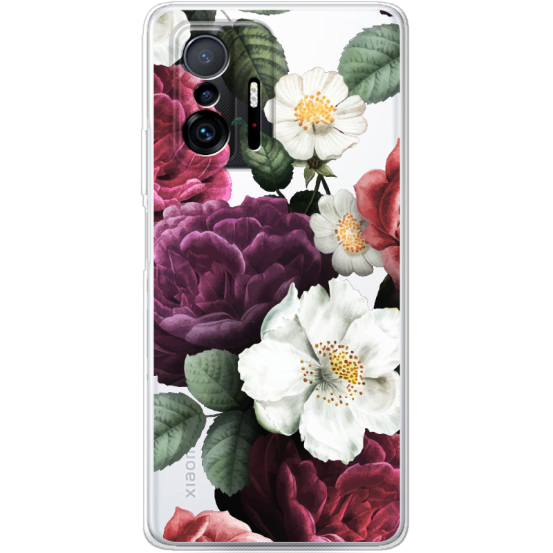 Прозрачный чехол BoxFace Xiaomi 11T / 11T Pro Floral Dark Dreams