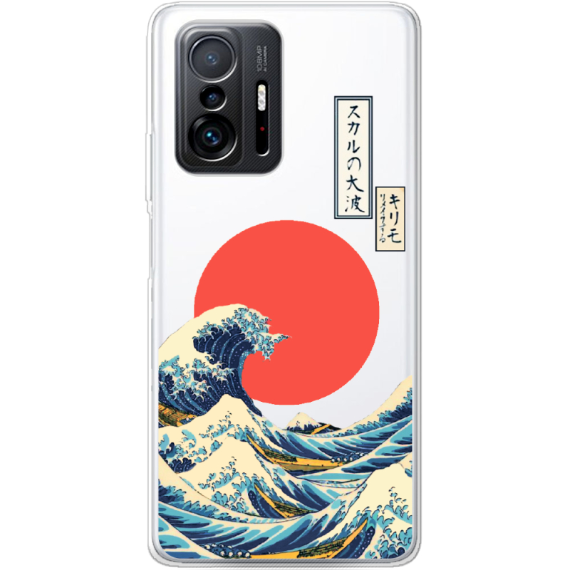 Прозрачный чехол BoxFace Xiaomi 11T / 11T Pro Большая волна в Канагаве