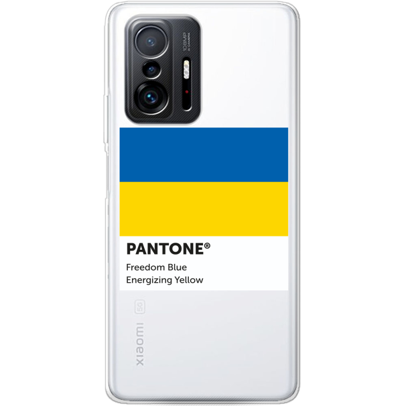 Прозрачный чехол BoxFace Xiaomi 11T / 11T Pro Pantone вільний синій