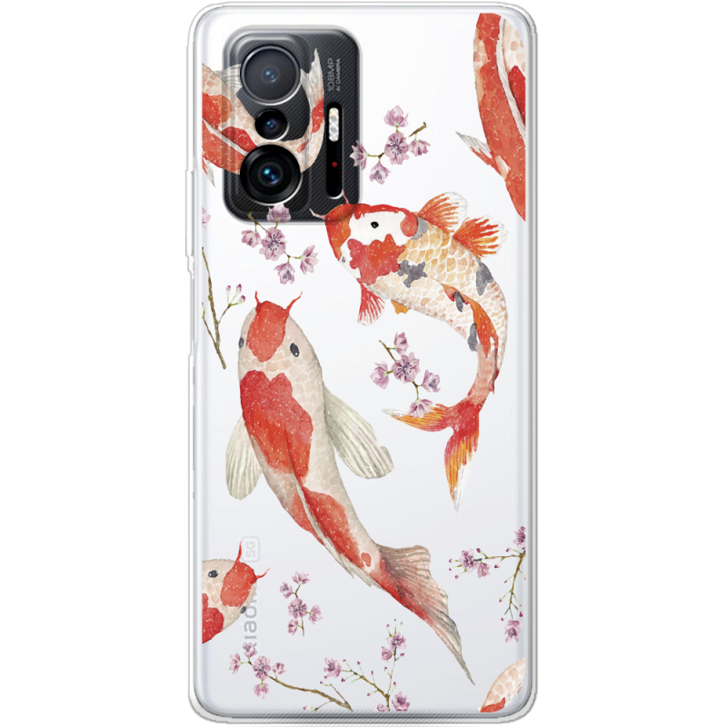 Прозрачный чехол BoxFace Xiaomi 11T / 11T Pro Japanese Koi Fish