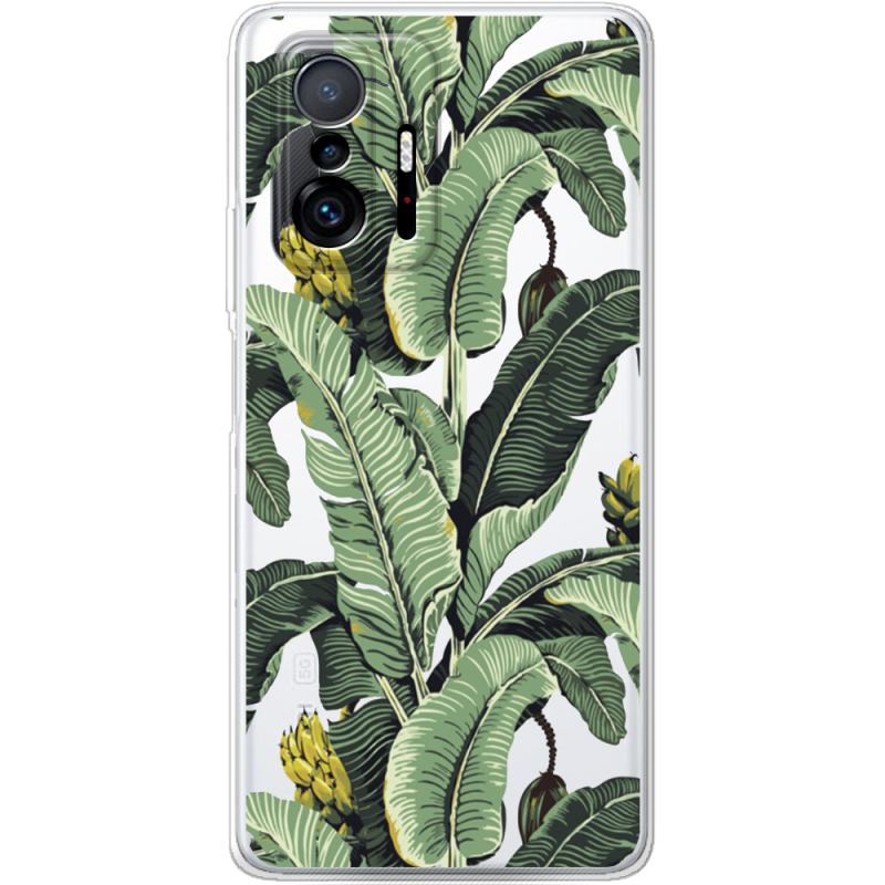 Прозрачный чехол BoxFace Xiaomi 11T / 11T Pro Banana Leaves