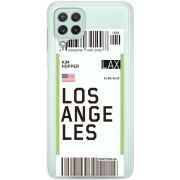 Прозрачный чехол BoxFace Samsung Galaxy M22 (M225)  Ticket Los Angeles