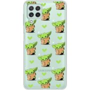 Прозрачный чехол BoxFace Samsung Galaxy M22 (M225)  Pattern Baby Yoda