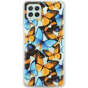 Прозрачный чехол BoxFace Samsung Galaxy M22 (M225)  Butterfly Morpho